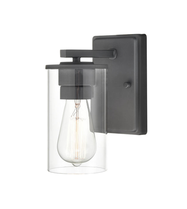 Millennium 2701-MB One Light Wall Sconce, Matte Black