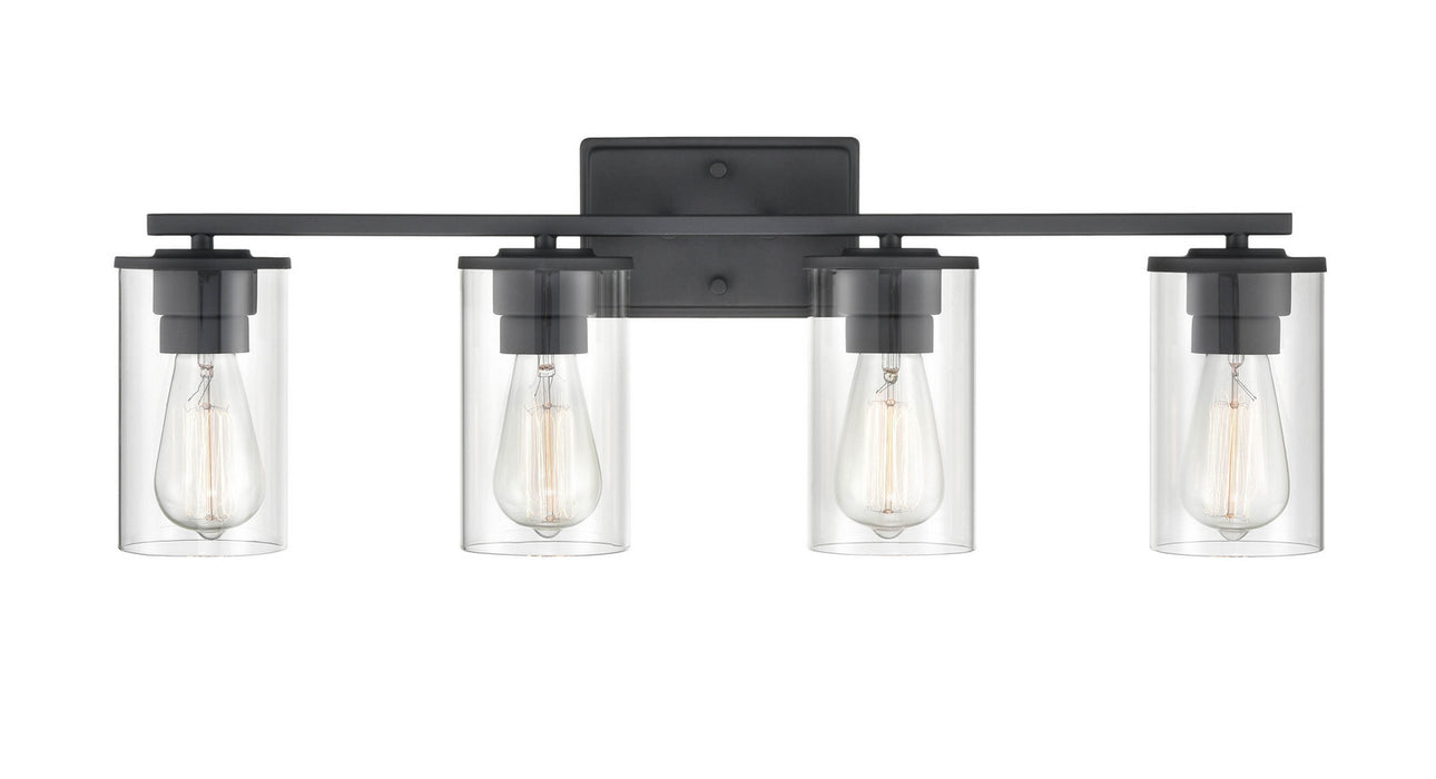 Millennium 2704-MB Four Light Vanity, Matte Black