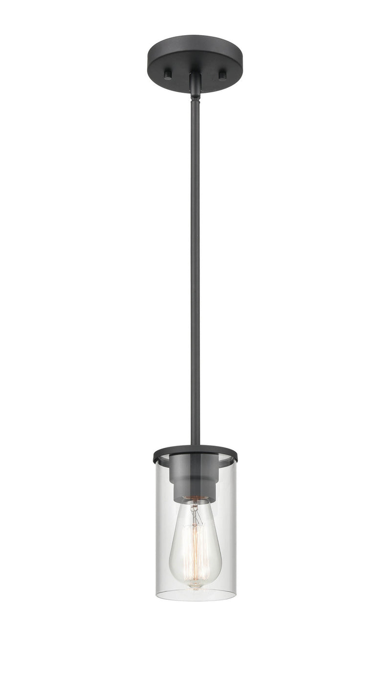 Millennium 2711-MB One Light Pendant, Matte Black