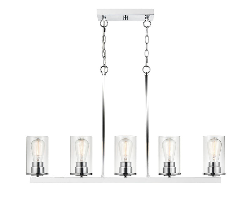 Millennium 2725-CH Five Light Pendant, Chrome