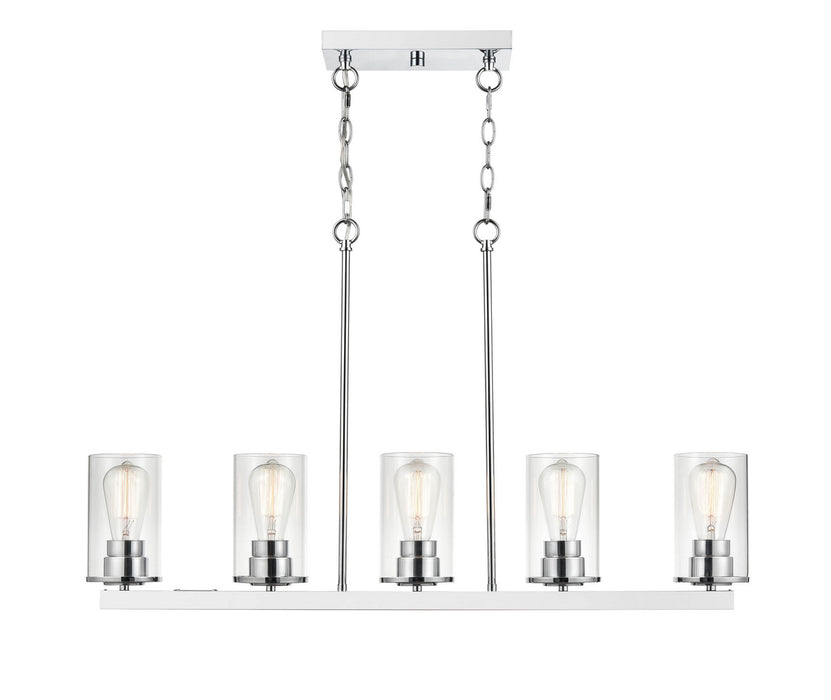 Millennium 2725-CH Five Light Pendant, Chrome