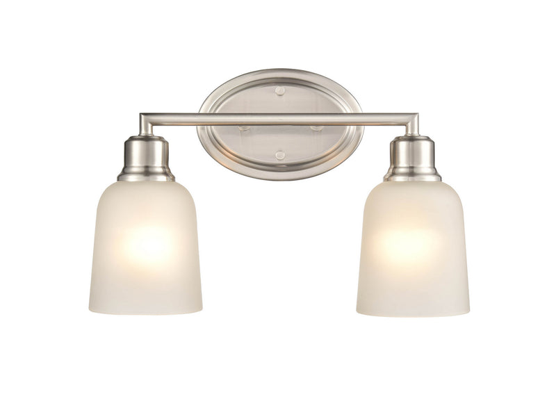 Millennium 2802-BN Two Light Vanity, Brushed Nickel