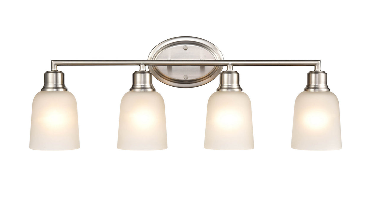 Millennium 2804-BN Four Light Vanity, Brushed Nickel