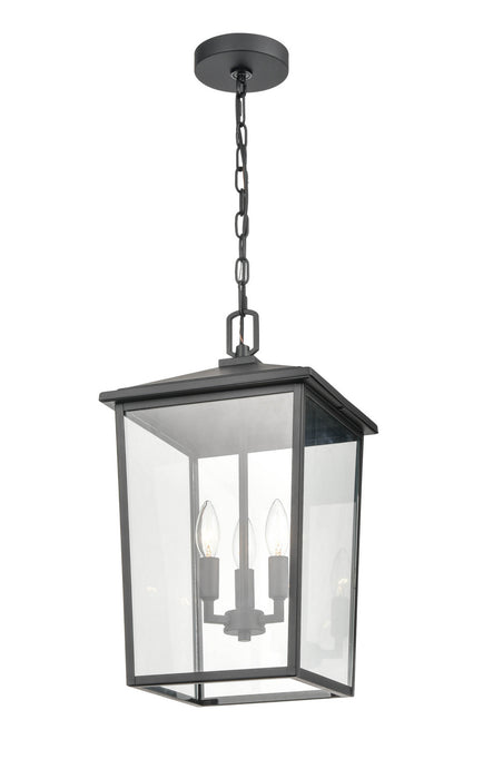 Millennium 2973-PBK Three Light Outdoor Hanging Lantern, Powder Coated Black