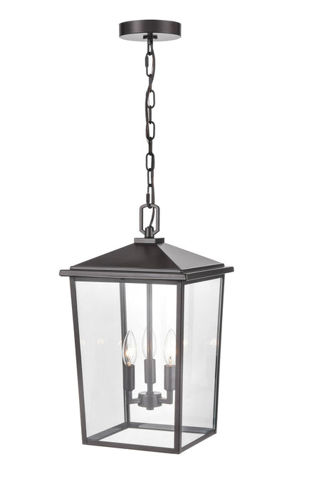 Millennium 2973-PBZ Three Light Outdoor Hanging Lantern, Powder Coated Bronze