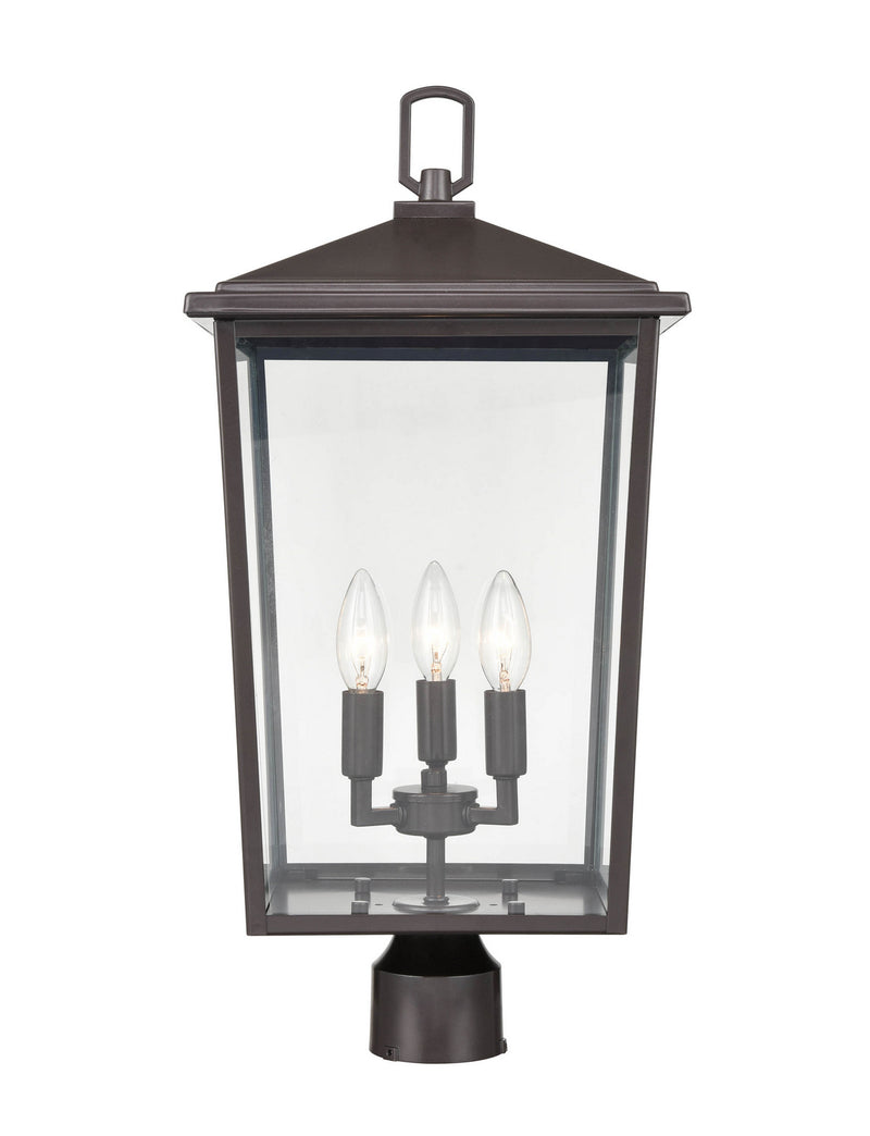 Millennium 2983-PBZ Three Light Outdoor Post Lantern, Powder Coated Bronze