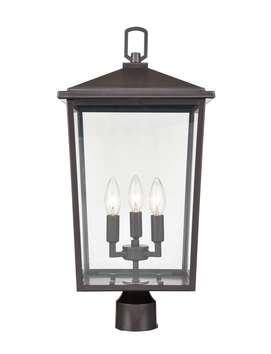 Millennium 2983-PBZ Three Light Outdoor Post Lantern, Powder Coated Bronze