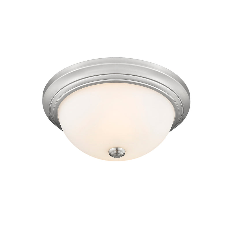 Millennium 4903-BN Two Light Flushmount, Brushed Nickel