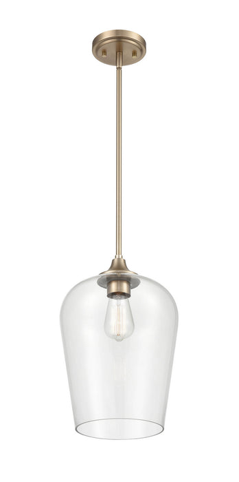 Millennium 9741-MG One Light Mini Pendant, Modern Gold