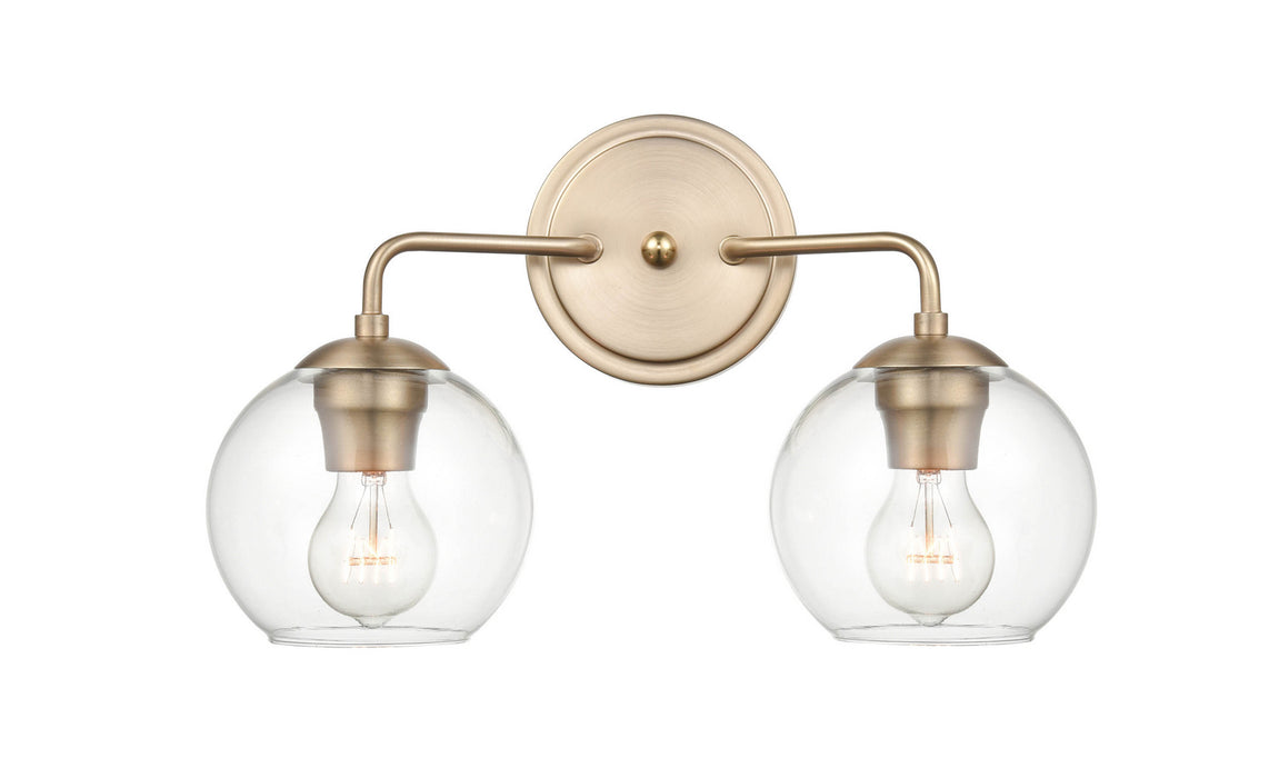 Millennium 9752-MG Two Light Vanity, Modern Gold