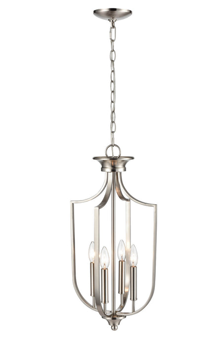 Millennium 9835-BN Four Light Pendant, Brushed Nickel
