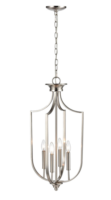 Millennium 9836-BN Four Light Pendant, Brushed Nickel