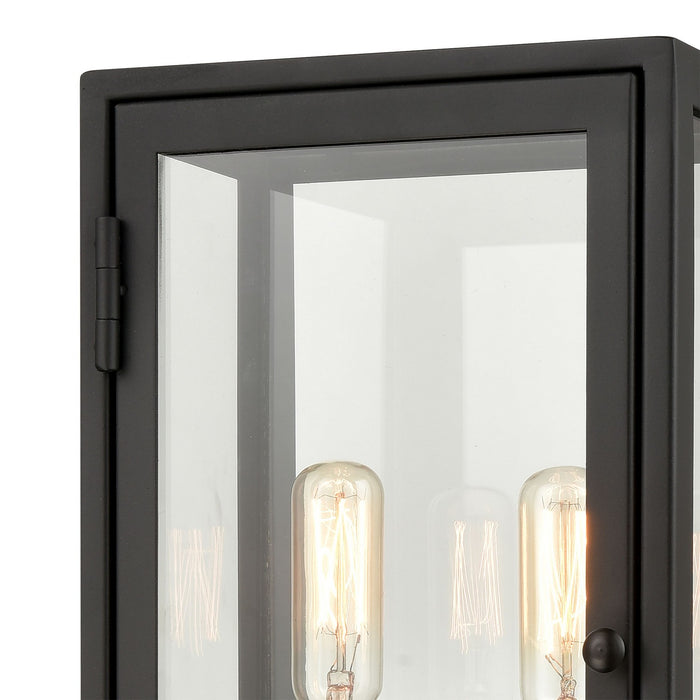 ELK Home 45501/2 Two Light Outdoor Wall Sconce, Matte Black