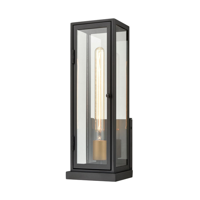 ELK Home 45503/1 One Light Outdoor Wall Sconce, Matte Black
