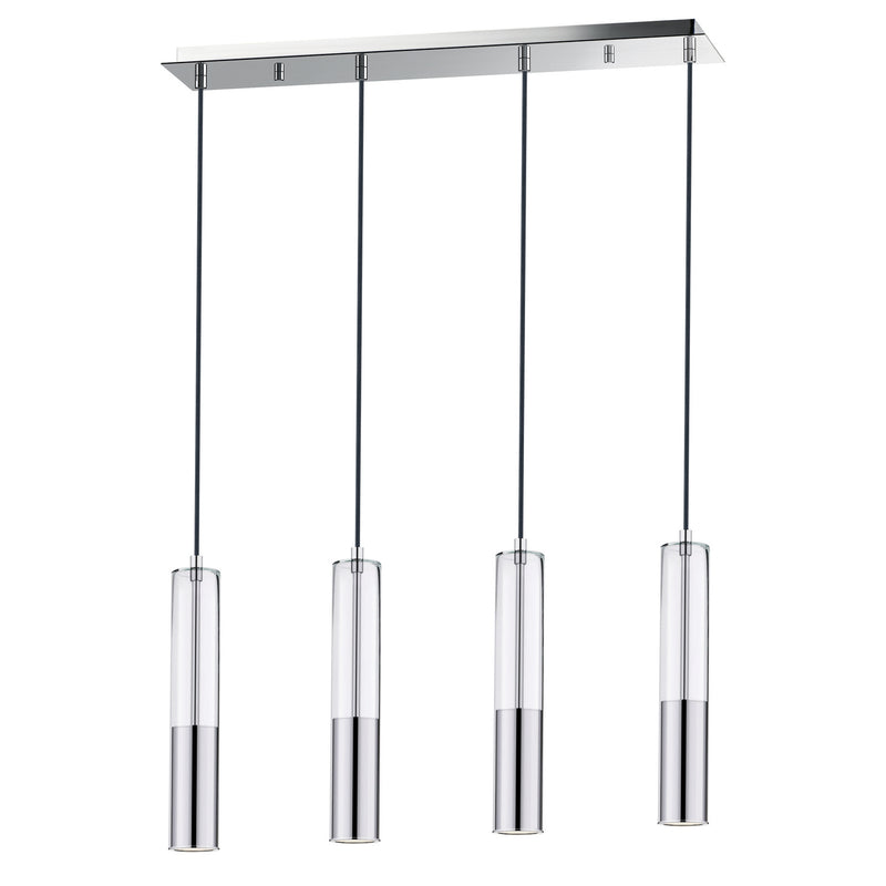 ET2 E11004-24PC LED Linear Pendant, Polished Chrome