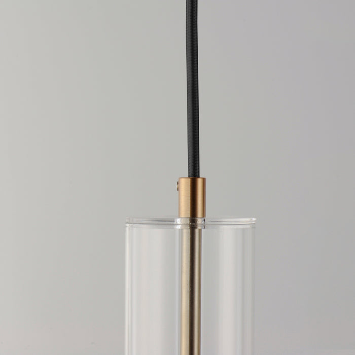 ET2 E11004-24SBR LED Linear Pendant, Satin Brass