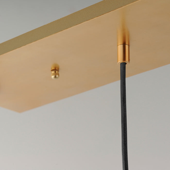 ET2 E11004-24SBR LED Linear Pendant, Satin Brass