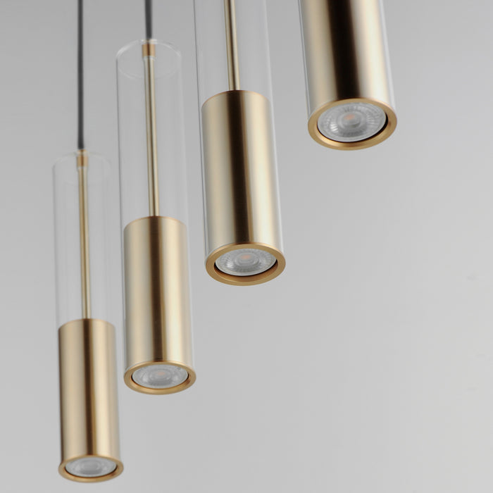 ET2 E11004-24SBR LED Linear Pendant, Satin Brass