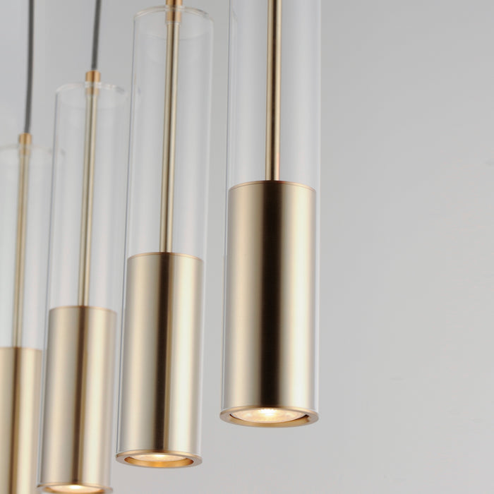 ET2 E11004-24SBR LED Linear Pendant, Satin Brass