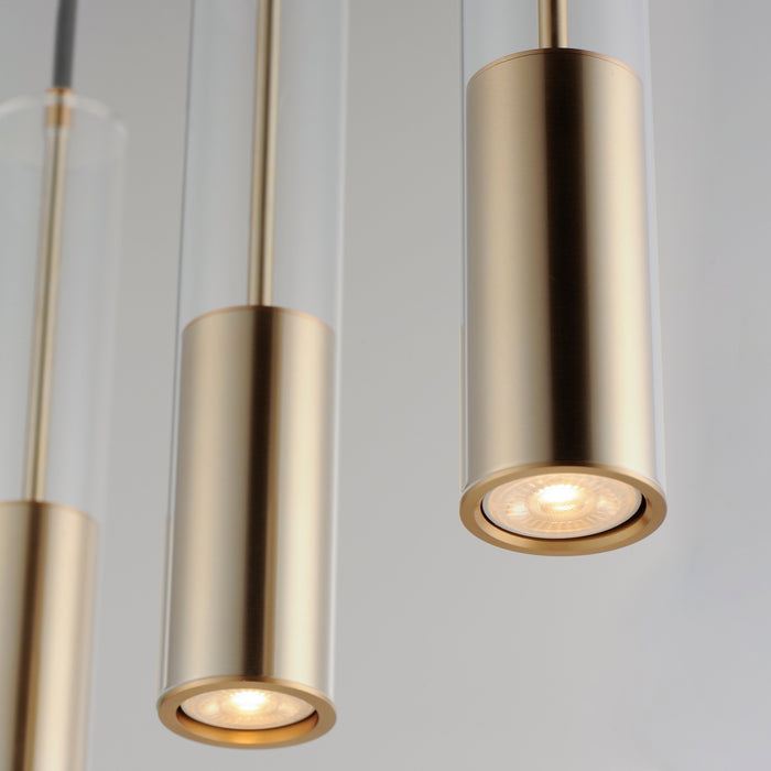 ET2 E11004-24SBR LED Linear Pendant, Satin Brass