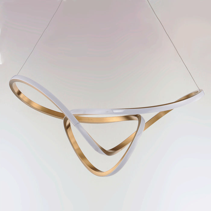 ET2 E20454-BCN LED Pendant, Brushed Champagne