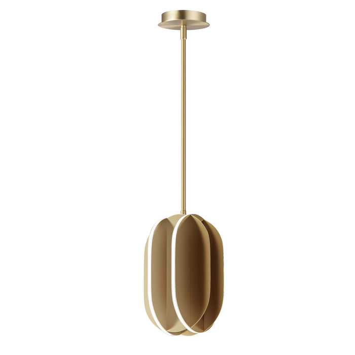 ET2 E21484-SBR LED Pendant, Satin Brass