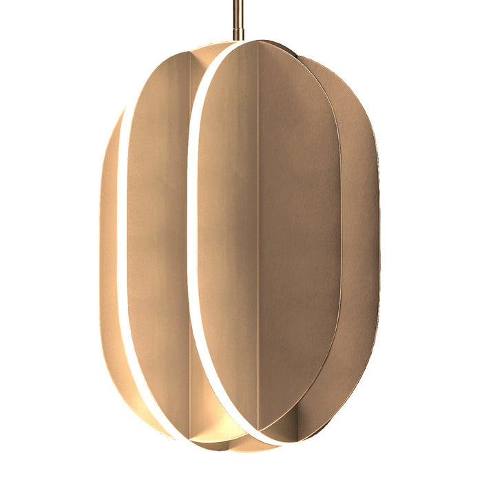 ET2 E21486-SBR LED Pendant, Satin Brass