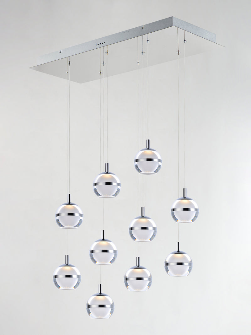 ET2 E24599-93PC LED Pendant, Polished Chrome