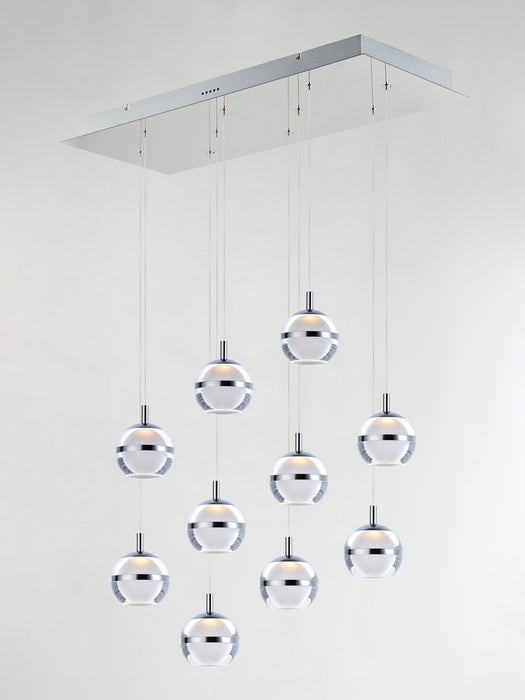 ET2 E24599-93PC LED Pendant, Polished Chrome