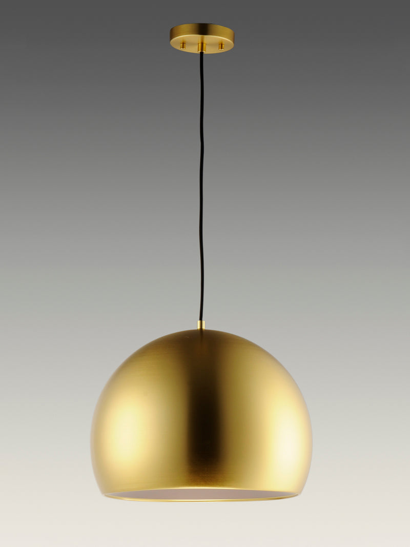 ET2 E24924-SBRCOF LED Pendant, Satin Brass / Coffee