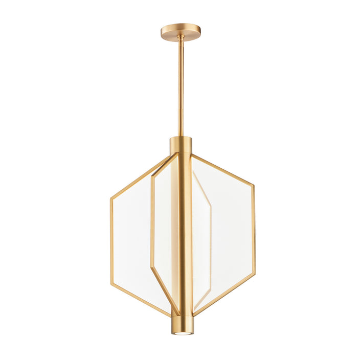 ET2 E25134-133NAB LED Pendant, Natural Aged Brass