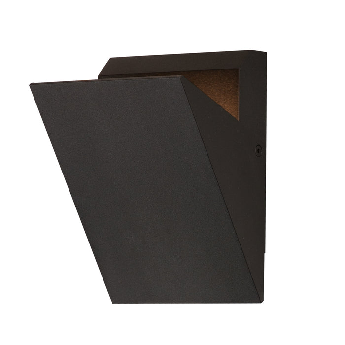 ET2 E41333-BK LED Outdoor Wall Sconce, Black