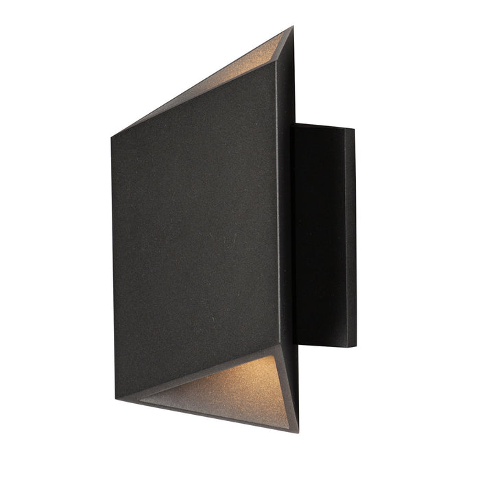 ET2 E41373-BK LED Outdoor Wall Sconce, Black