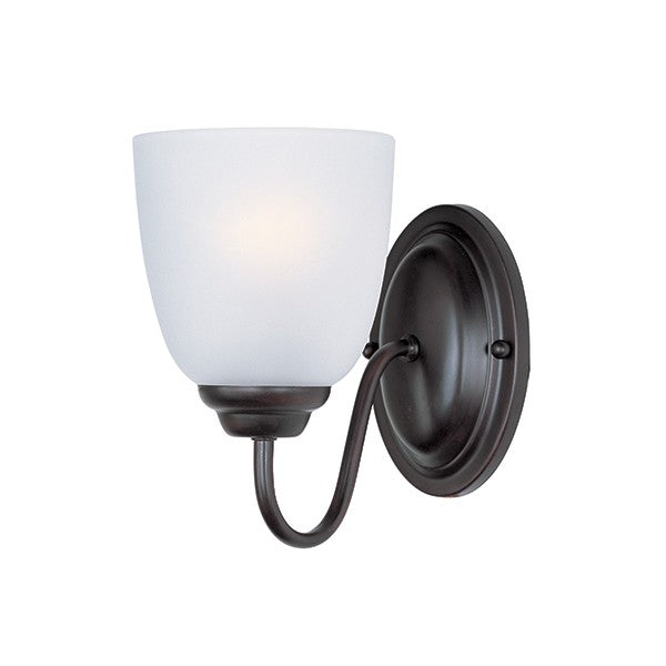 Maxim 10071FTBK One Light Wall Sconce, Black