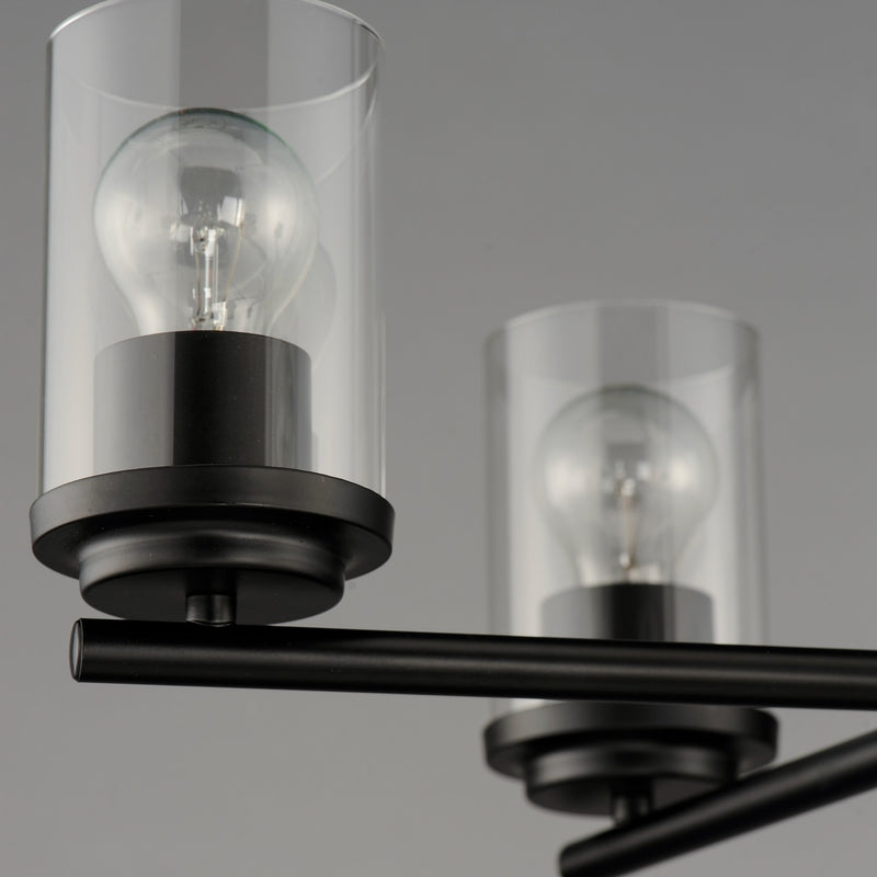Maxim 10205CLBK Five Light Chandelier, Black