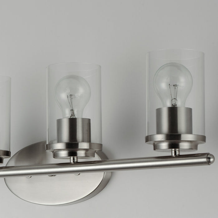 Maxim 10214CLSN Four Light Bath Vanity, Satin Nickel