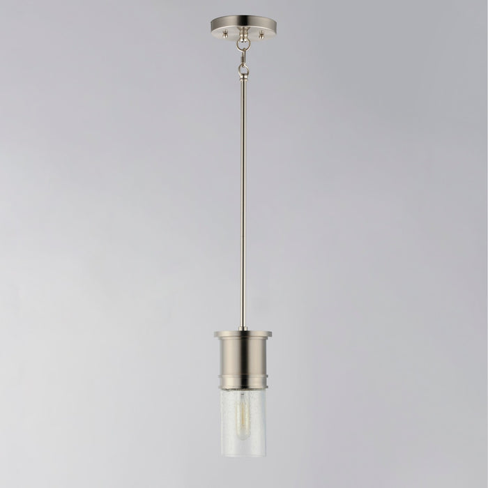 Maxim 10362CDSN One Light Mini Pendant, Satin Nickel