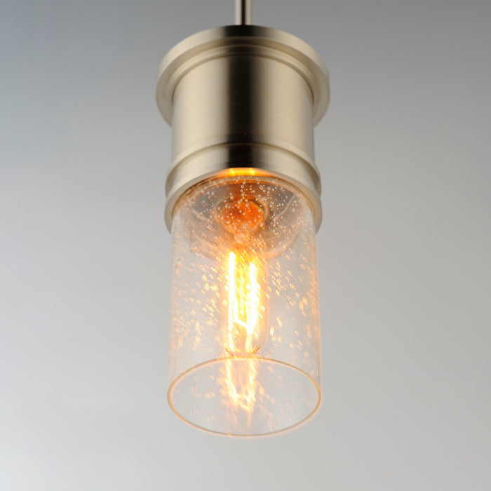 Maxim 10362CDSN One Light Mini Pendant, Satin Nickel