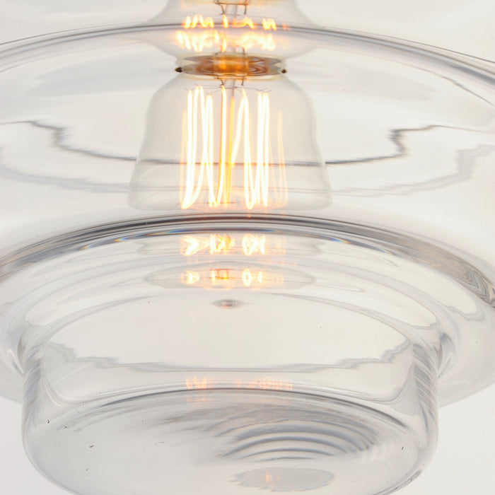 Maxim 11122CLSBR One Light Pendant, Satin Brass