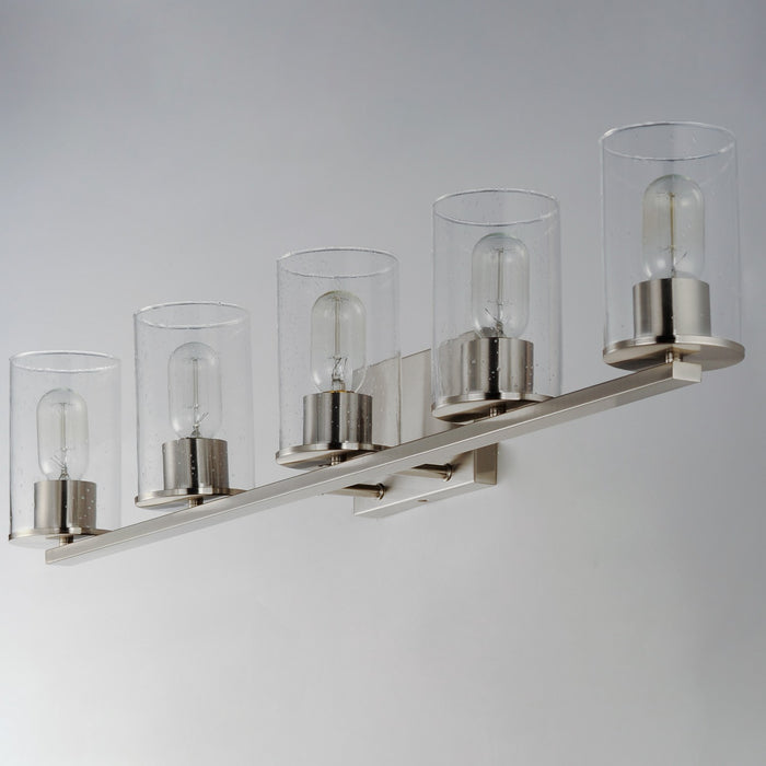 Maxim 11845CDSN Five Light Bath Vanity, Satin Nickel