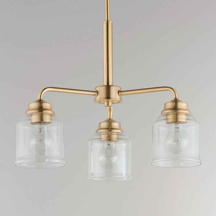 Maxim 12260CDHR Three Light Semi-Flush Mount/Chandelier, Heritage
