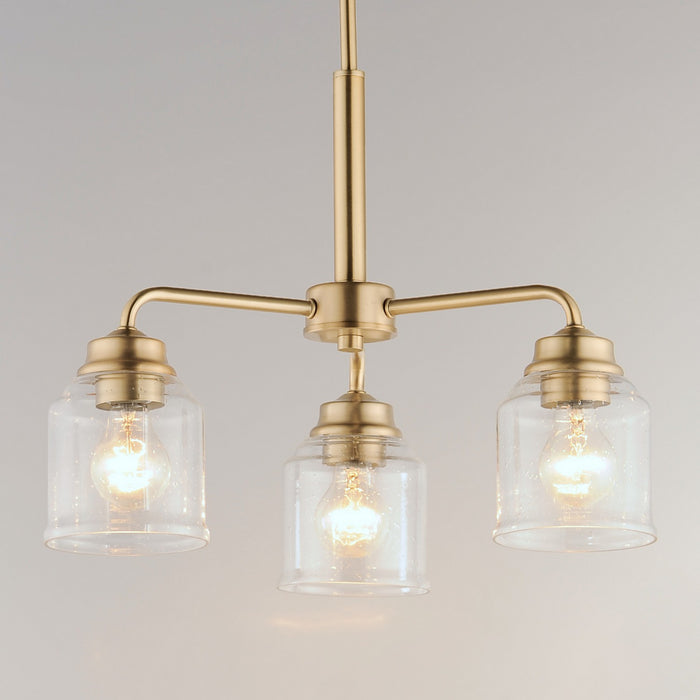 Maxim 12260CDHR Three Light Semi-Flush Mount/Chandelier, Heritage