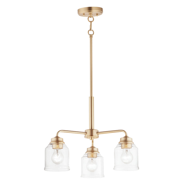 Maxim 12260CDHR Three Light Semi-Flush Mount/Chandelier, Heritage
