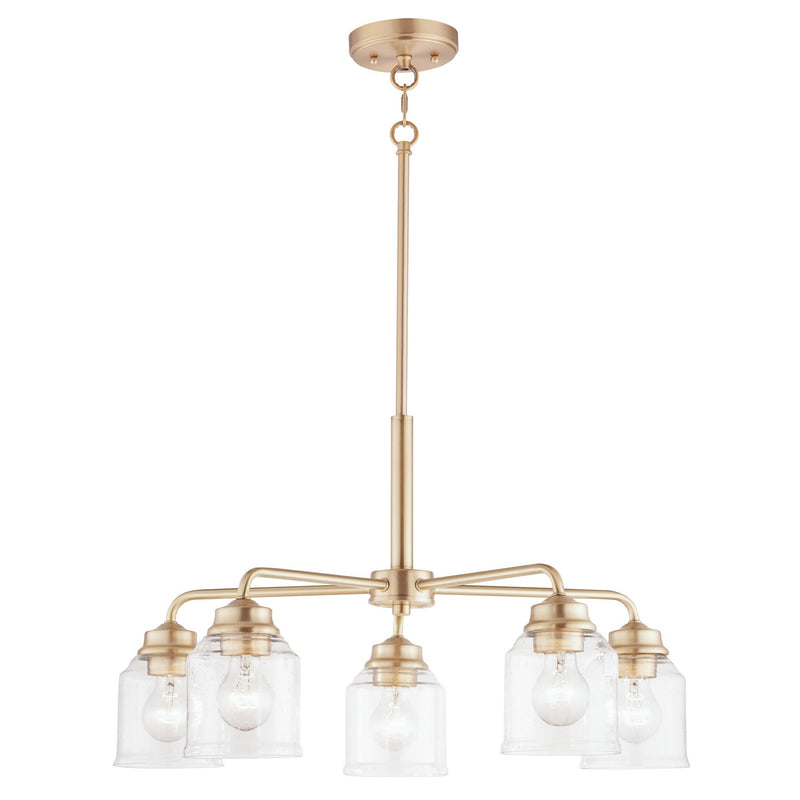 Maxim 12266CDHR Five Light Chandelier, Heritage