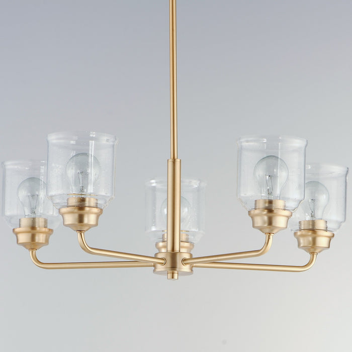 Maxim 12266CDHR Five Light Chandelier, Heritage
