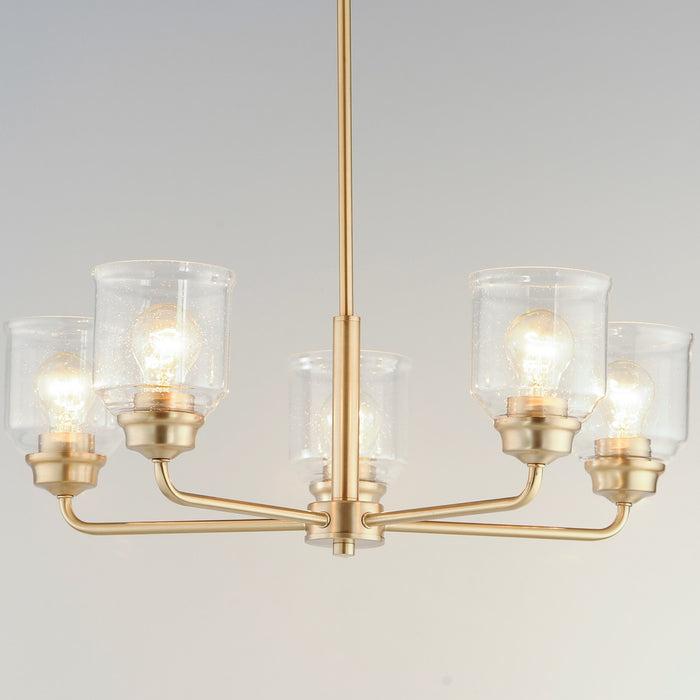 Maxim 12266CDHR Five Light Chandelier, Heritage