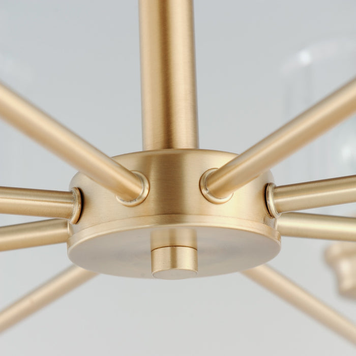 Maxim 12268CDHR Eight Light Chandelier, Heritage