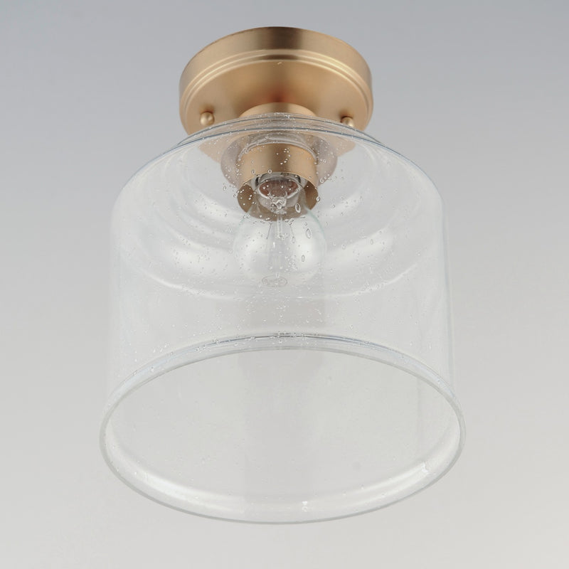 Maxim 12270CDHR One Light Semi-Flush Mount, Heritage