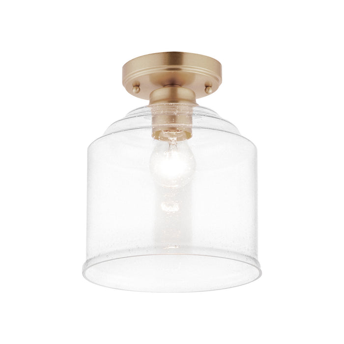 Maxim 12270CDHR One Light Semi-Flush Mount, Heritage