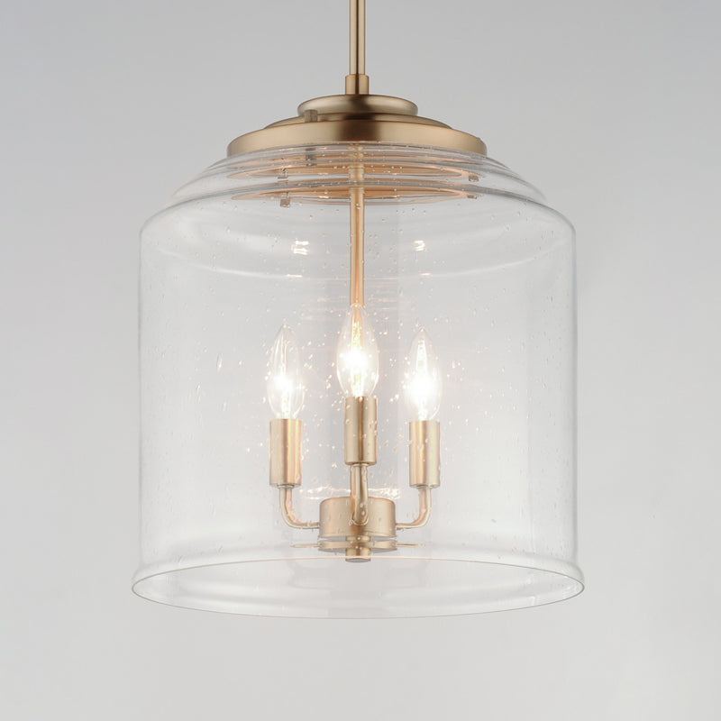 Maxim 12273CDHR Three Light Pendant, Heritage